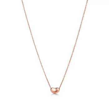 Elsa Peretti® Bean® design Pendant in Rose Gold 18k, 9 mm