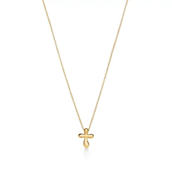 Elsa Peretti® Cross Pendant Yellow Gold 18k