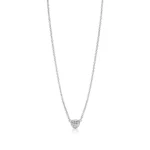 Elsa Peretti® Diamonds by the Yard® Single Diamond Pendant in Platinum