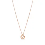 Elsa Peretti® Open Heart Pendant in Rose Gold 18k, 7 mm
