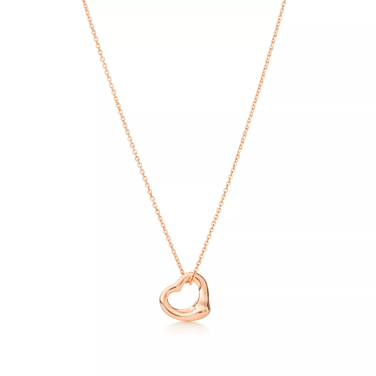 Open Heart Pendant in Rose Gold Open Heart Pendant in Rose Gold