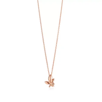 Paloma Picasso® Olive Leaf Pendant 18k Rose Gold