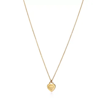 Tiffany® Mini Heart Tag Pendant in Yellow 18k Gold